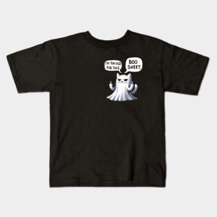 I’m too old for this Boo Shit Halloween Cat Kids T-Shirt